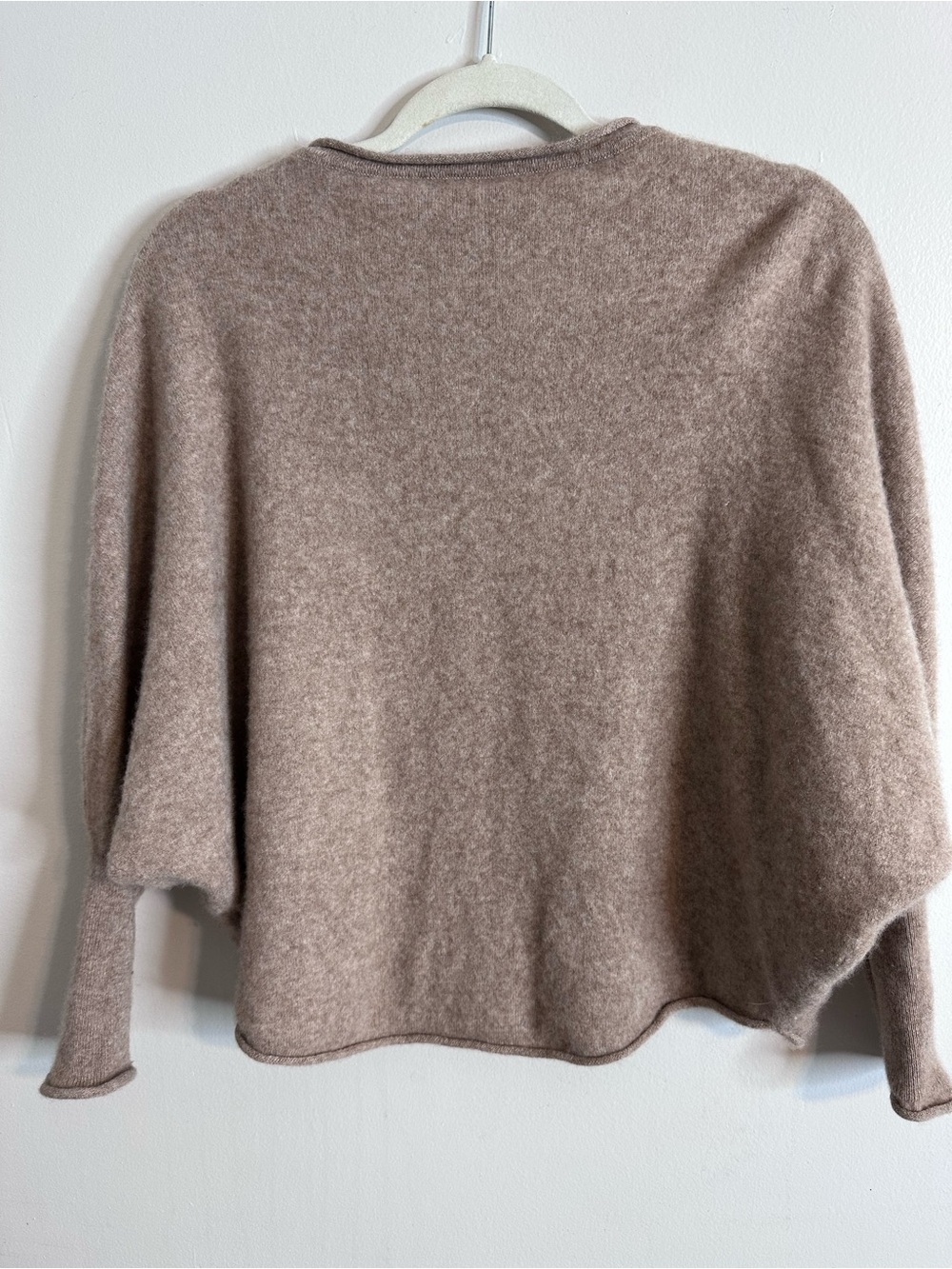 Quince Cozy Crewneck Sweater in Taupe - Picture 3 of 13